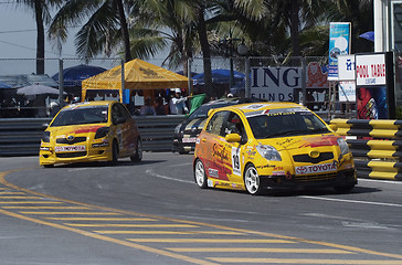 Image showing Toyota Yaris one make race