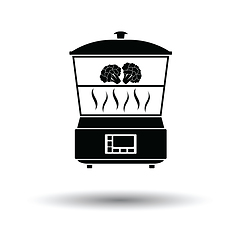 Image showing Kitchen steam cooker icon