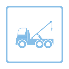 Image showing Car towing truck icon