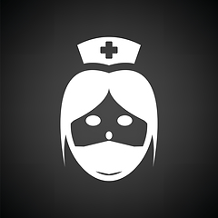 Image showing Nurse head icon