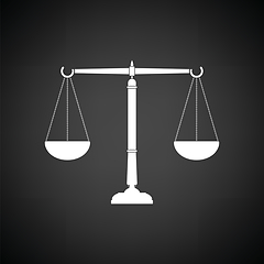 Image showing Justice scale icon