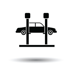 Image showing Car lift icon