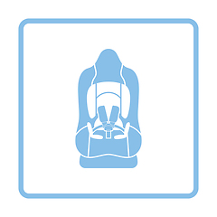 Image showing Baby car seat icon