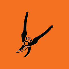 Image showing Garden scissors icon