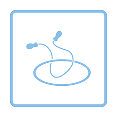 Image showing Jump rope and hoop icon