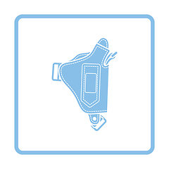 Image showing Police holster gun icon