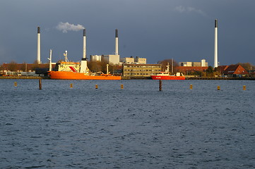 Image showing Copenhagen harbor