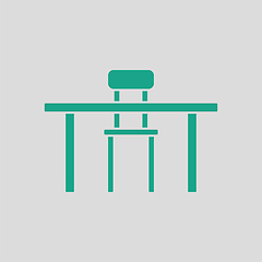 Image showing Table and chair icon