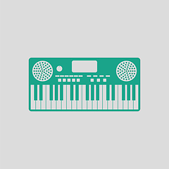 Image showing Music synthesizer icon