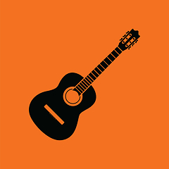 Image showing Acoustic guitar icon