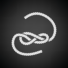 Image showing Knoted rope  icon