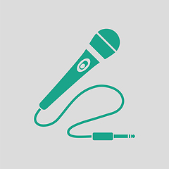 Image showing Karaoke microphone  icon