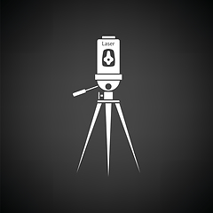 Image showing Laser level tool icon