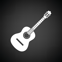 Image showing Acoustic guitar icon