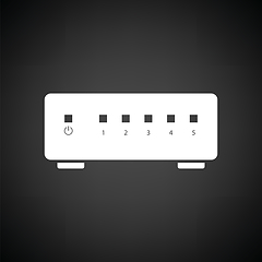 Image showing Ethernet switch icon