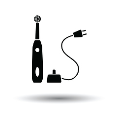 Image showing Electric toothbrush icon