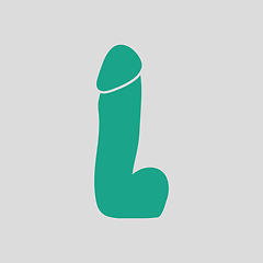 Image showing Rubber dildo icon