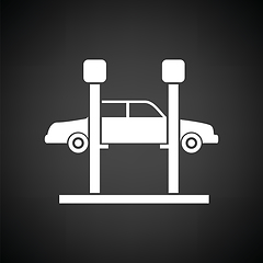 Image showing Car lift icon