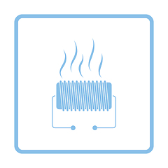 Image showing Electrical heater icon