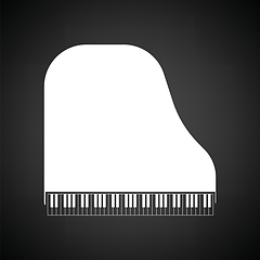 Image showing Grand piano icon