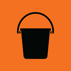 Image showing Icon of bucket