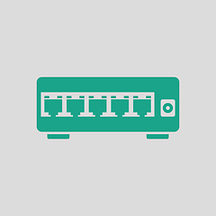 Image showing Ethernet switch icon