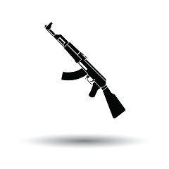 Image showing Russian weapon rifle icon