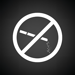 Image showing No smoking icon