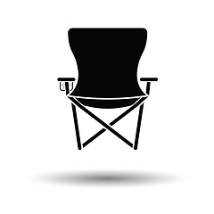 Image showing Icon of Fishing folding chair