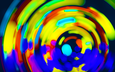 Image showing Colorful holographic swirl, vortex prism. Speed laser motion.