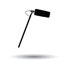 Image showing Cinema microphone icon