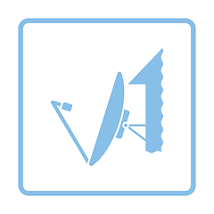 Image showing Satellite antenna icon