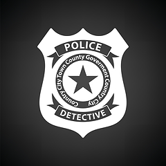 Image showing Police badge icon