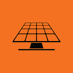 Image showing Solar energy panel icon