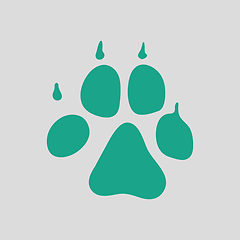 Image showing Dog trail icon