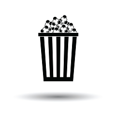 Image showing Cinema popcorn icon