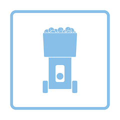 Image showing Tennis serve ball machine icon