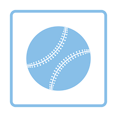 Image showing Baseball ball icon