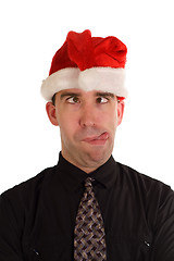 Image showing Silly Christmas Employee