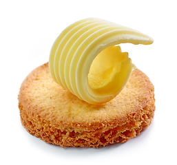 Image showing butter curl on cookie