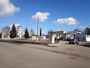 Image showing filling station for cars