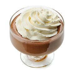 Image showing chocolate mousse dessert