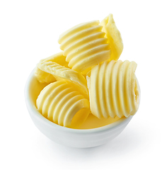 Image showing bowl of butter curls