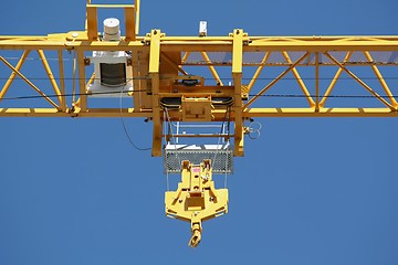 Image showing Pulley on a crane