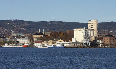 Image showing Oslo harbour. 