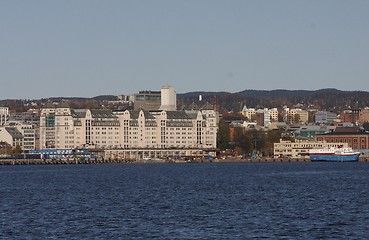 Image showing Oslo harbour. 