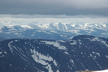 Image showing Kebnekaise, from the top of Sweden