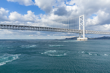 Image showing Onaruto Bridge and Whirlpool