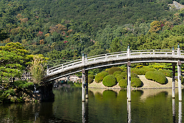 Image showing Traditional Ritsurin Garden in Japan