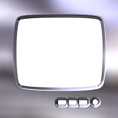 Image showing Silver TV Frame